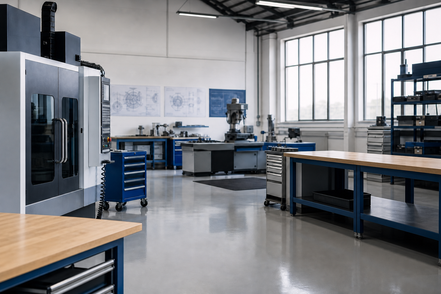 Clean Manufacturing Space for Engineering Company-1
