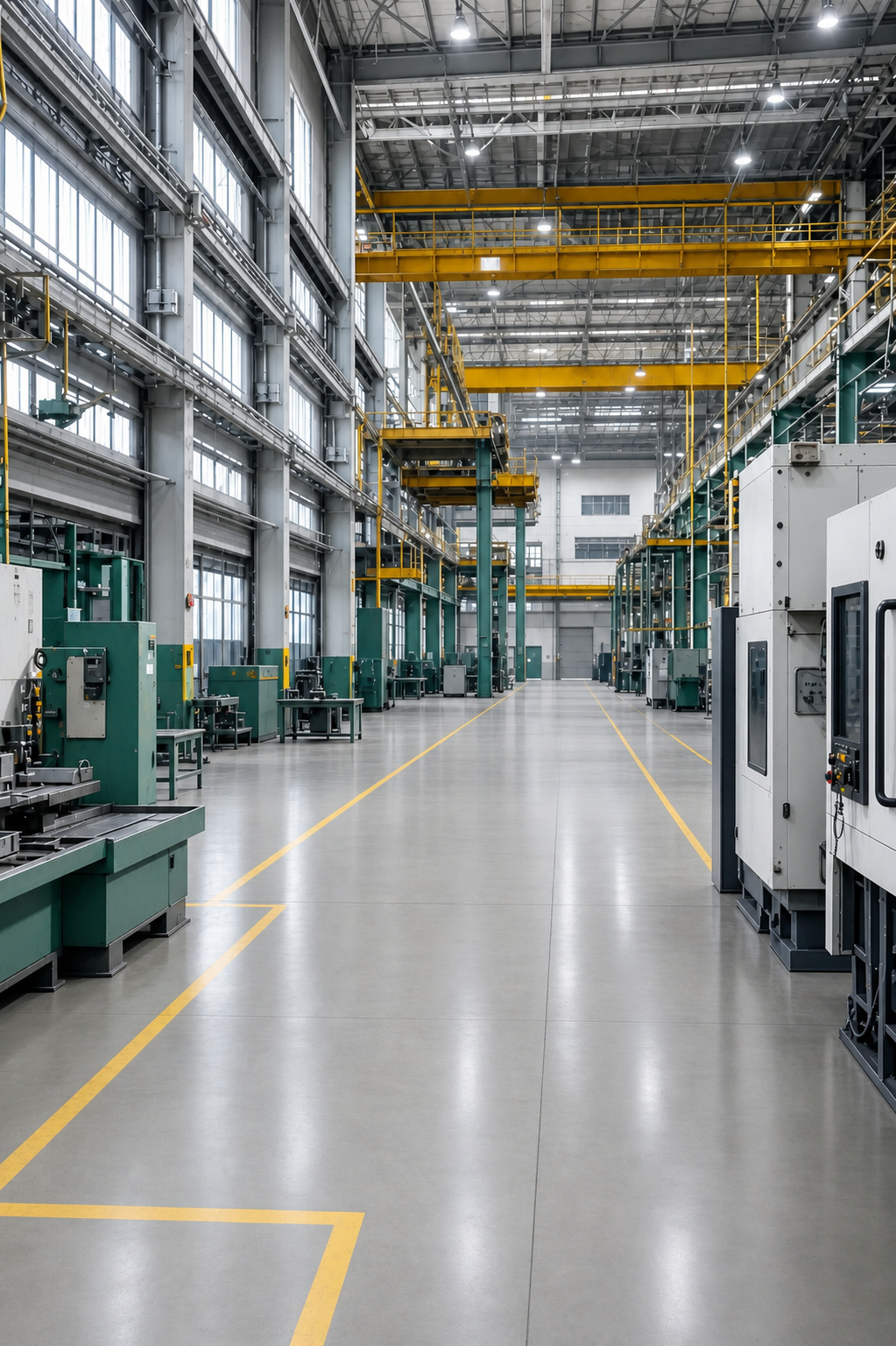 Clean Modern Manufacturing Space