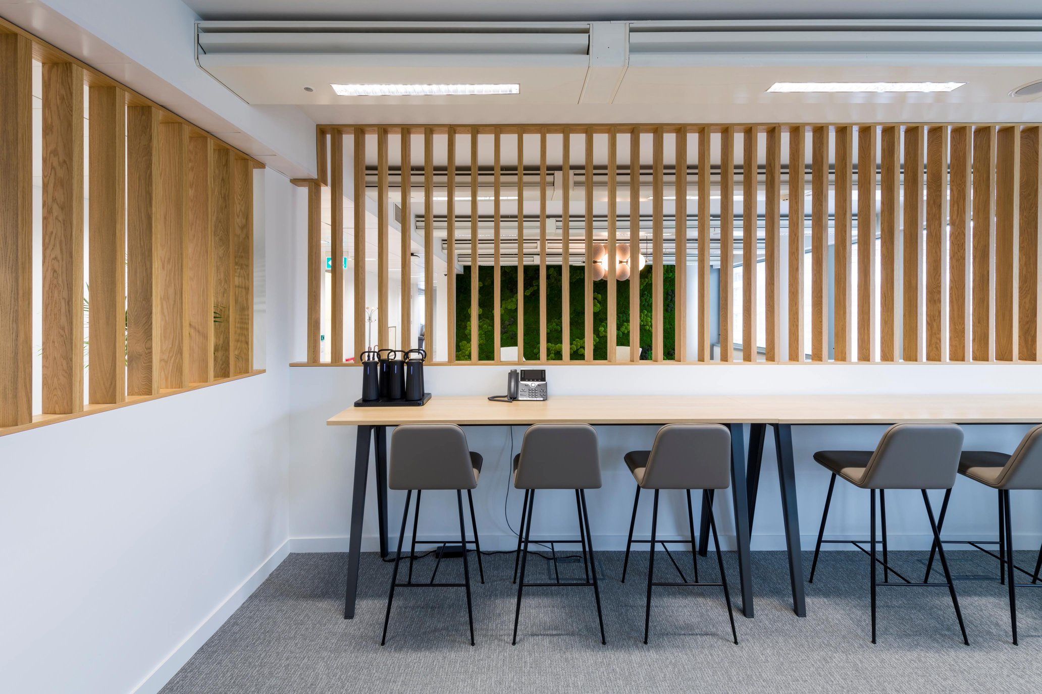 Habit Action wooden wall partition