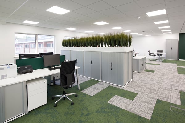 Office relocation workspace storage solution