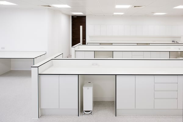 Stylish office interior design lab space