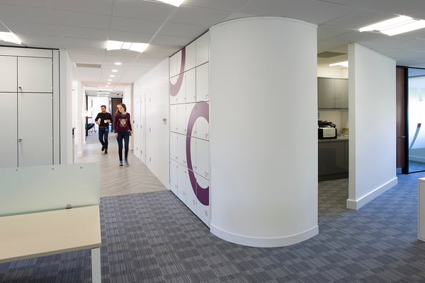 Cambridge office relocation project storagewall