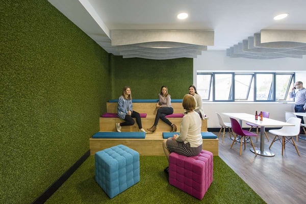Cappagh collaborative office design bleachers