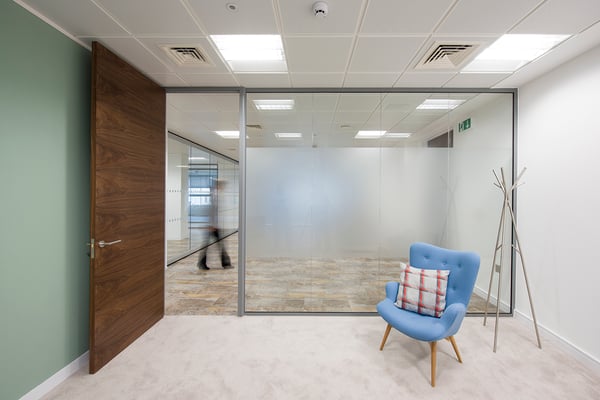 Stylish office interior design meeting space