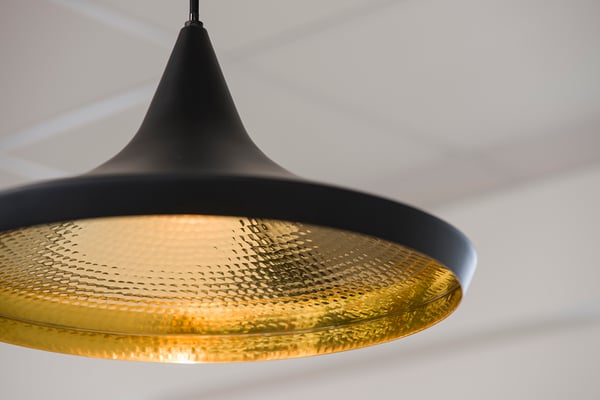 Express concrete Wimbledon office fit out lighting