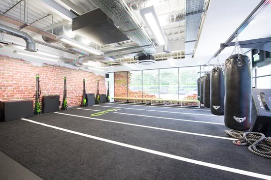 Milton Keynes Office Fitout gym area