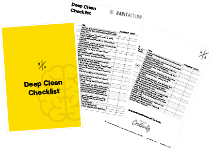 The Importance of Deep Cleaning Your Workspace + Handy Deep Clean Checklist