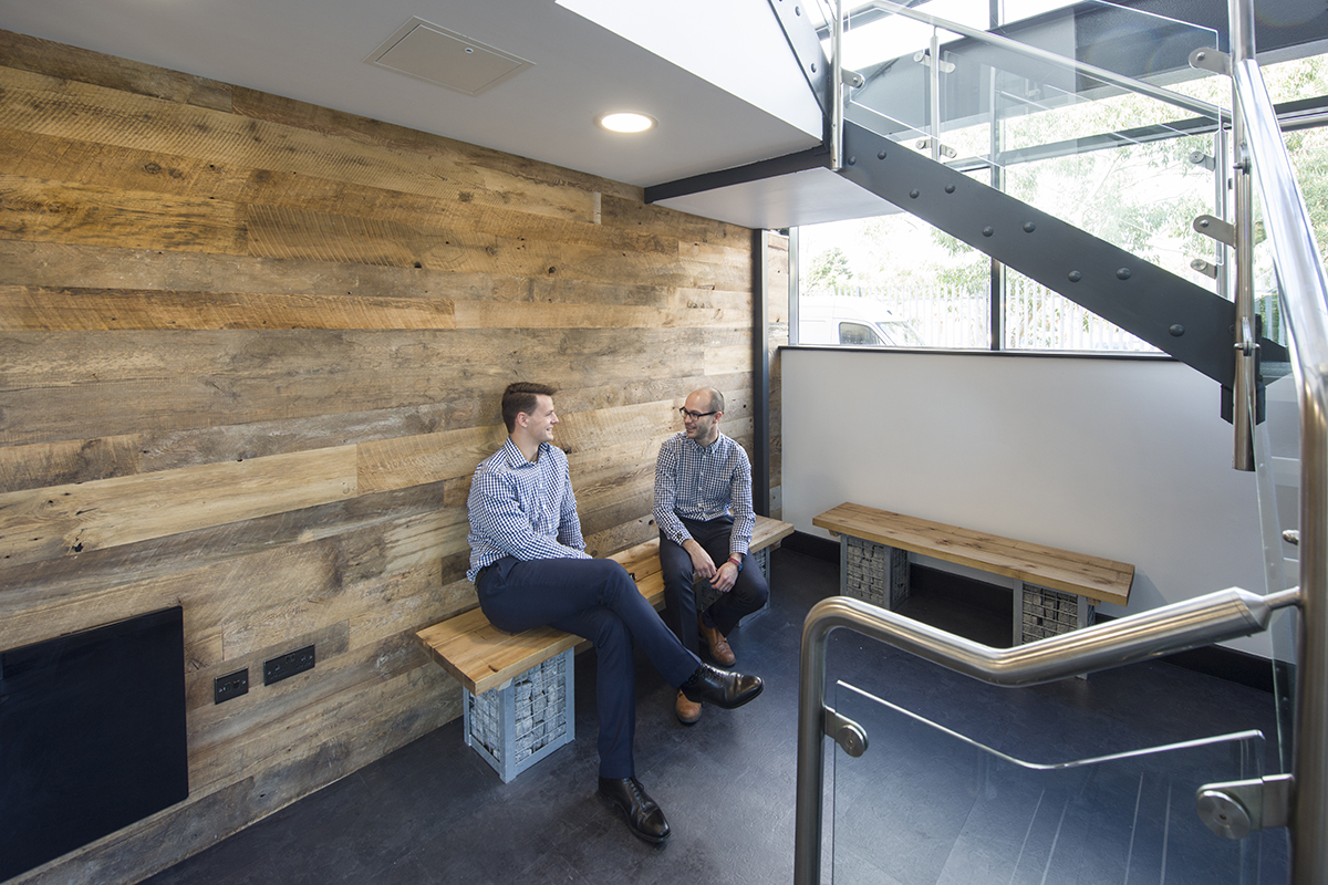Cappagh collaborative office design waiting area