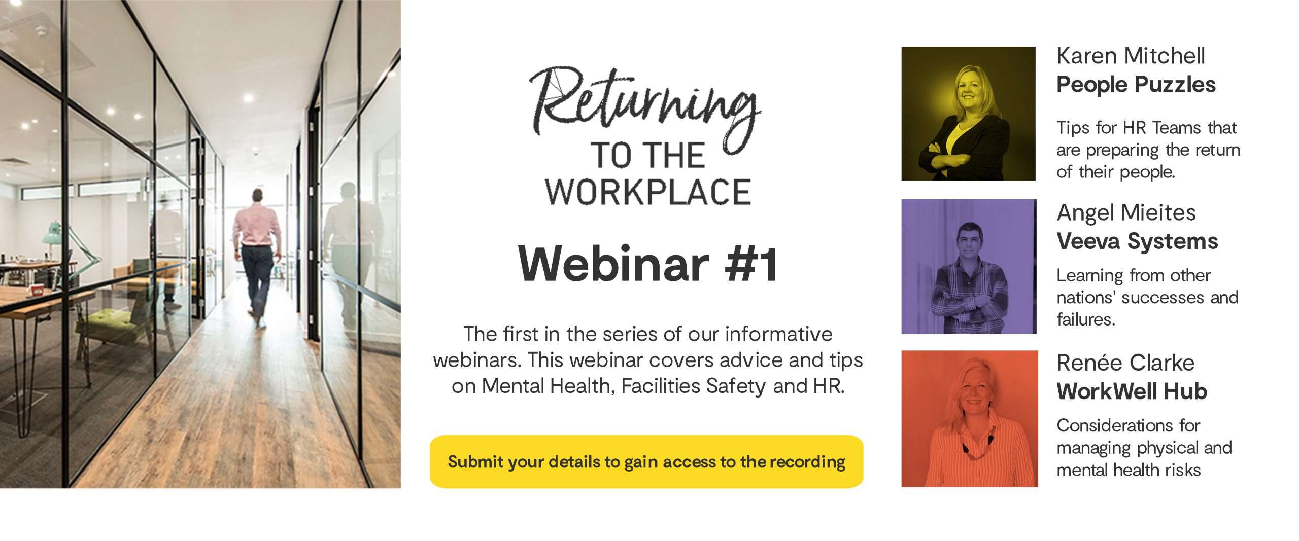 Returning To The Workplace Webinar #1 – 12:30 GMT Friday 24th April 2020