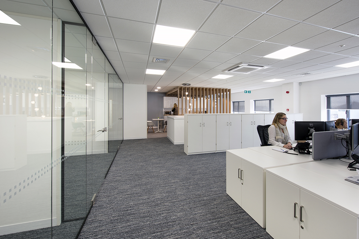 office design and build open plan design